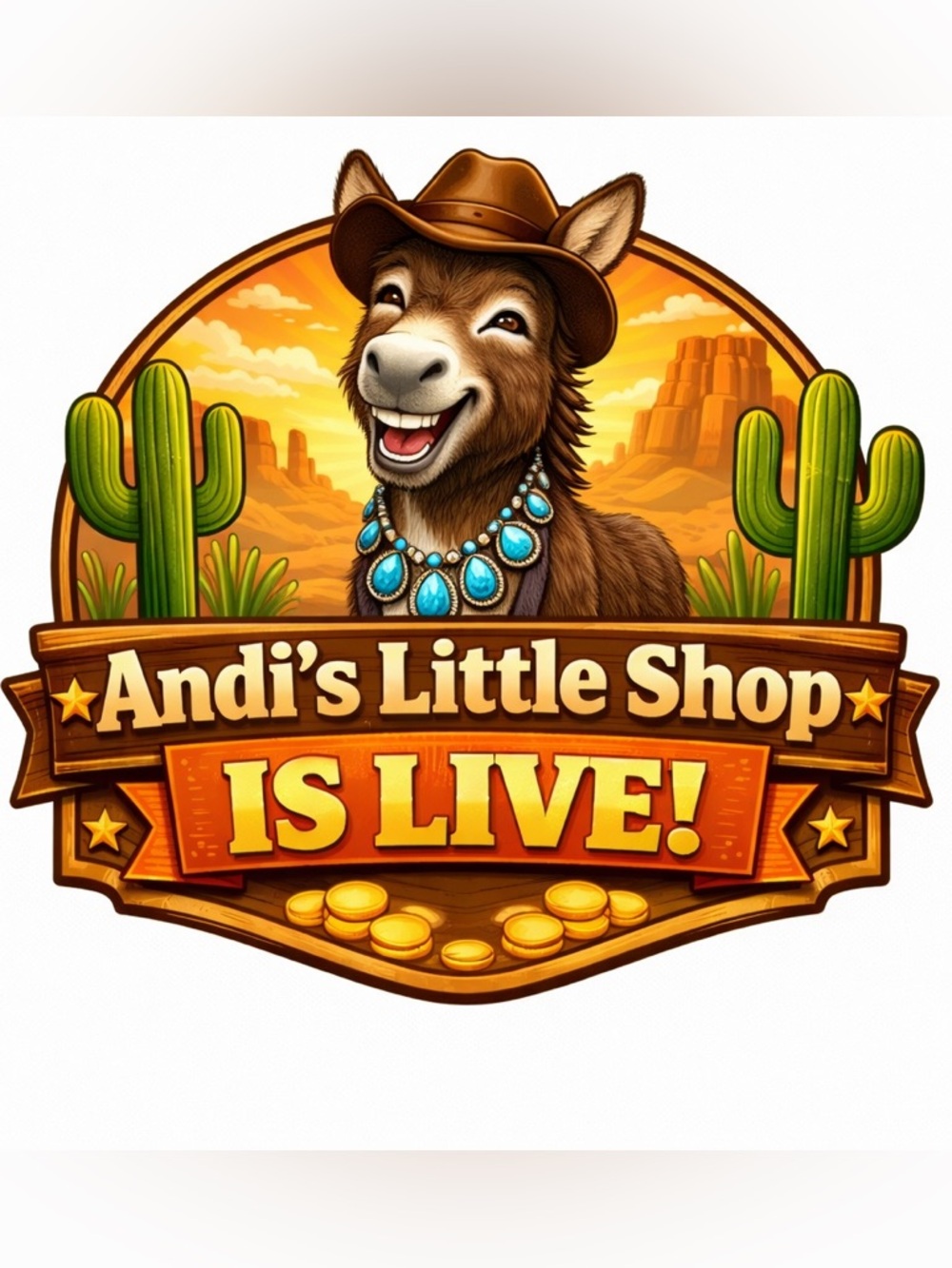 Andi's Little Shop Is Live! 🫏 🛍️ ✨